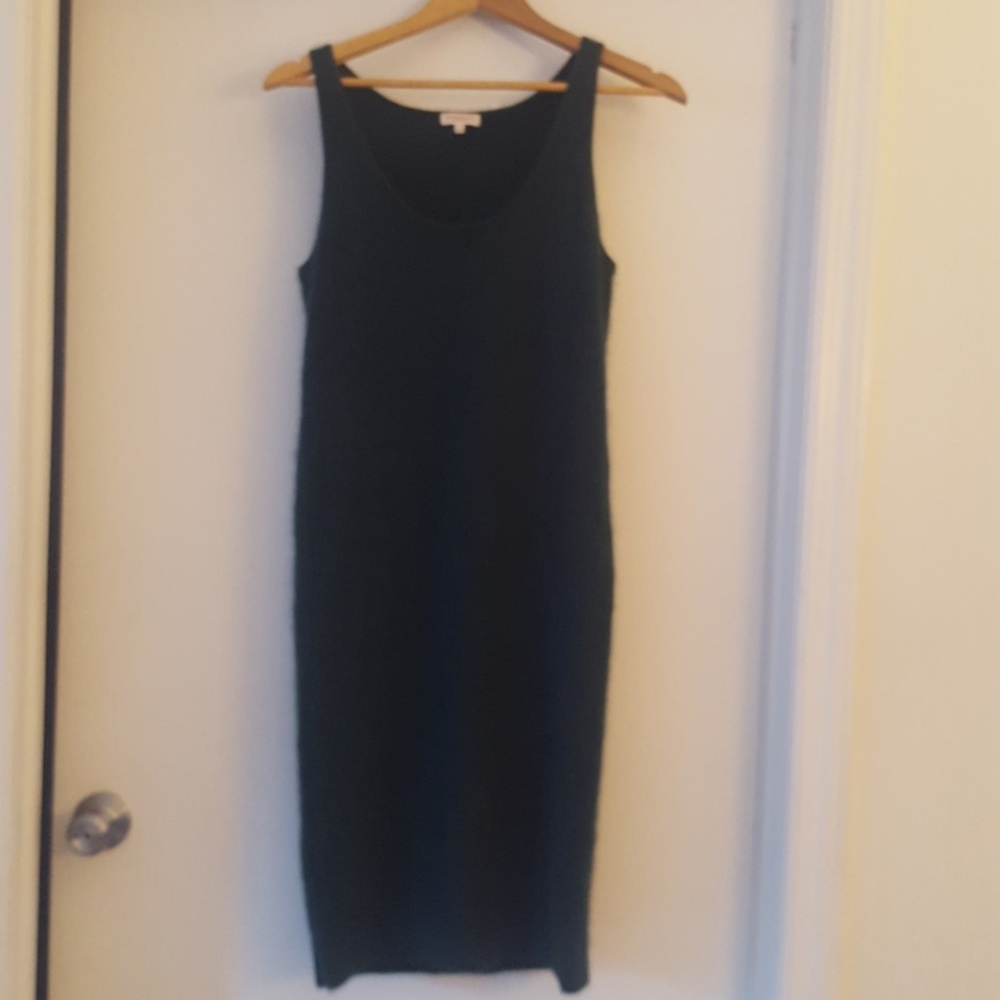 Demy Lee Cashmere Tank Dress Dark Green Small